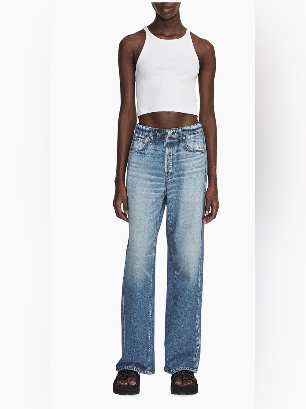 rag & bone rb Miramar Wide-Leg Jeans NWOT